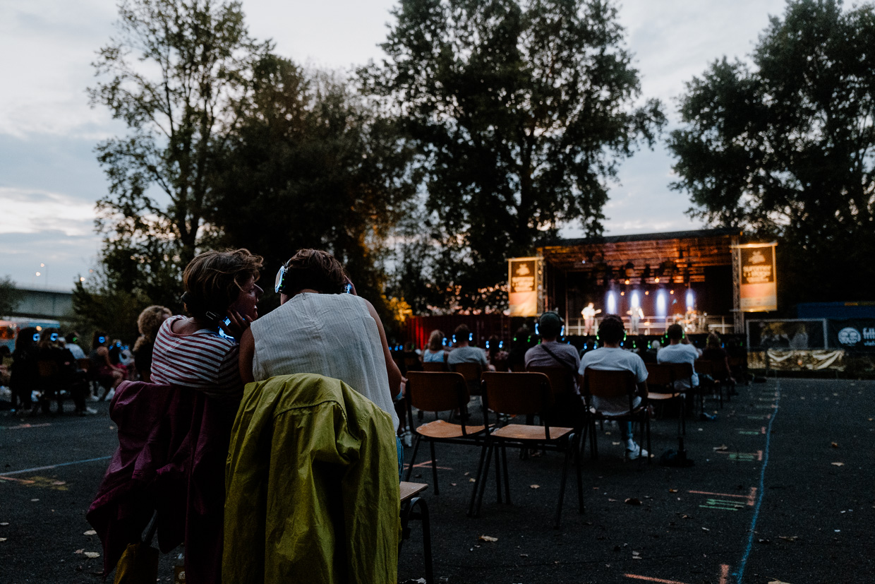 Mein erstes Kopfhörer-Konzert auf der Summer Stage im Jugendpark