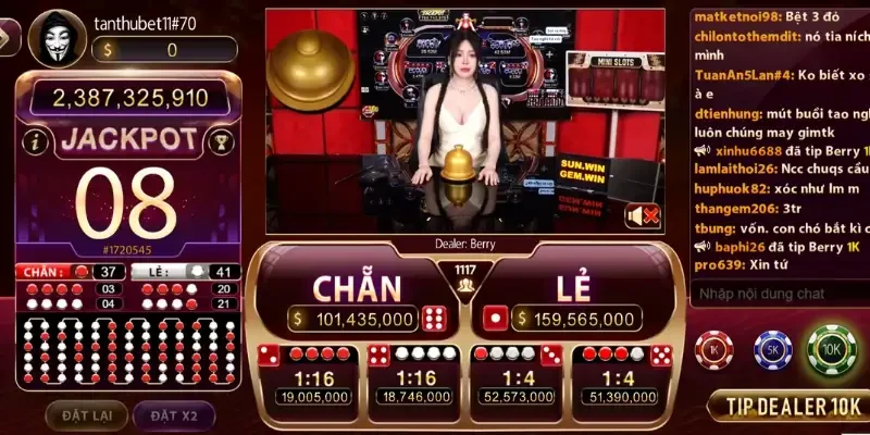 Trang tài xỉu đẳng cấp quốc tế